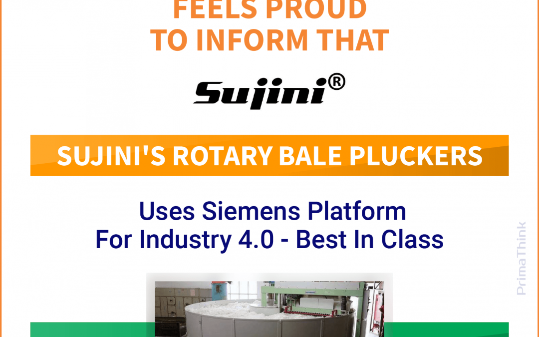 Piotex is Proud To Tell Sujini Rotary Bale Pluckers uses Siemens Platform for Industry 4.0